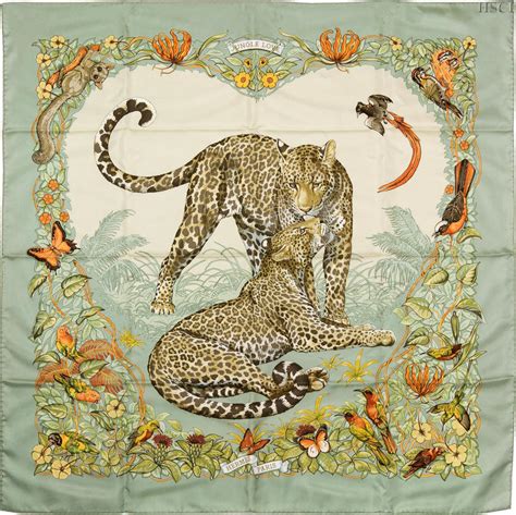 hermes animal scarf